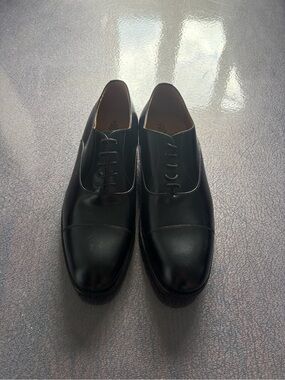 Classic Black Cap-Toe Oxford made in England